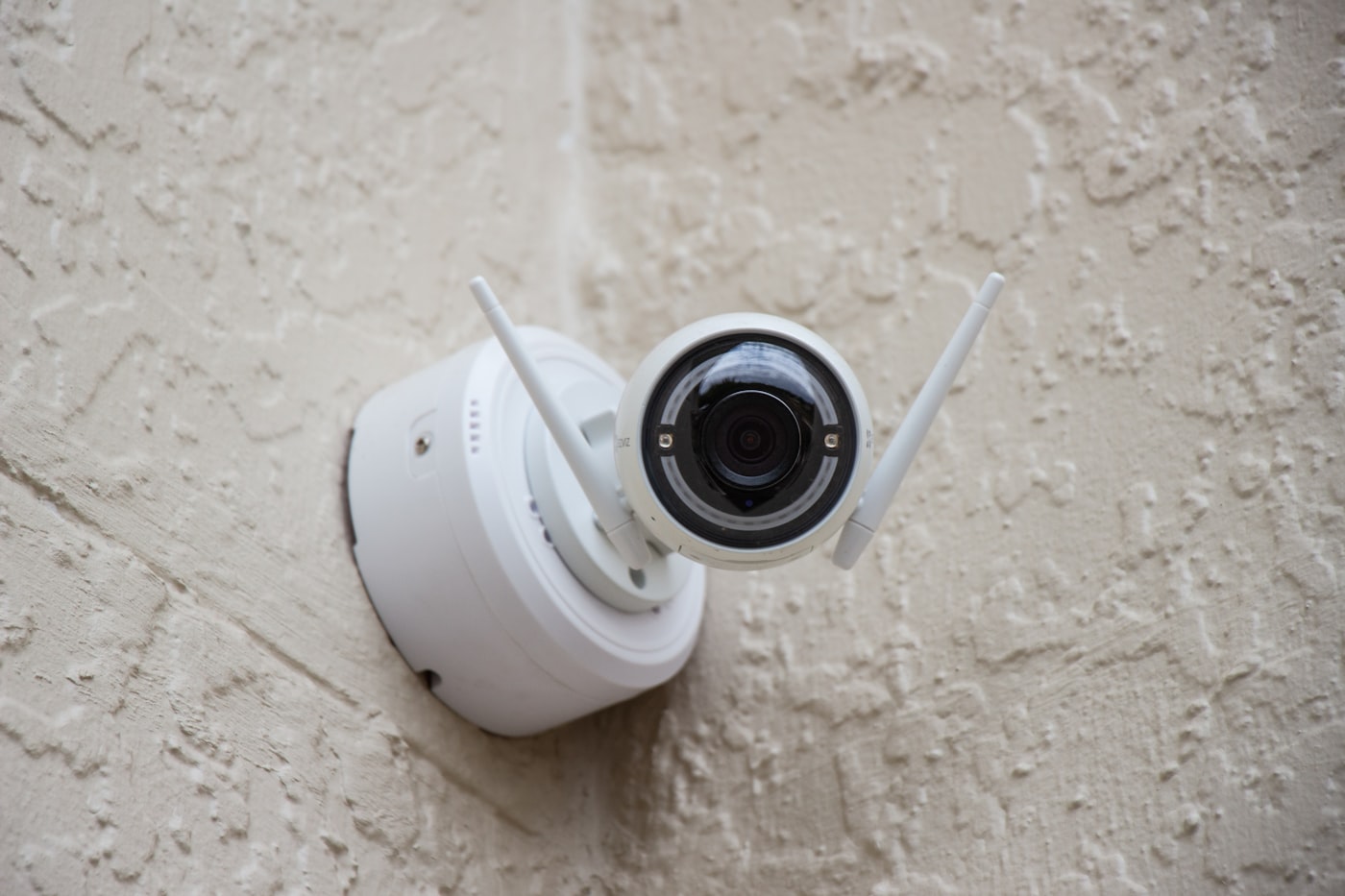 Security camera and access control card reader
